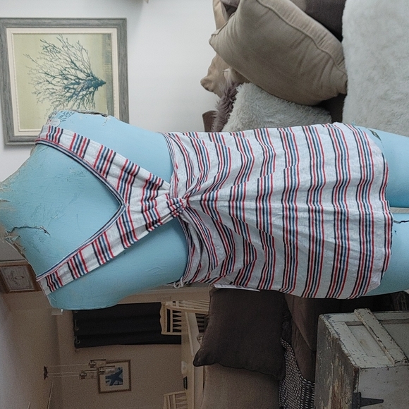 🔥🔥🔥WE THE FREE people Best Night Red white blue Linen tank NWT XS - Picture 4 of 11